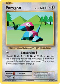 Porygon (71/108) - XY  Evolutions