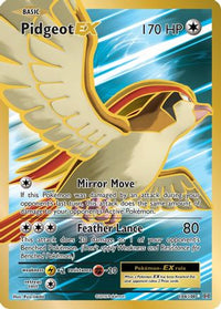 Pidgeot EX (Full Art) (104/108)  - XY  Evolutions Holofoil