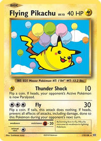 Flying Pikachu (110/108) - XY  Evolutions