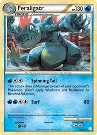 Feraligatr (Cosmos Holo) (20/123)  - Deck Exclusives Holofoil