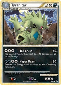 Tyranitar (HGSS Unleashed) (26/095) - Deck Exclusives Holofoil