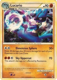 Lucario (Cracked Ice Holo) (14/095)  - Deck Exclusives Holofoil
