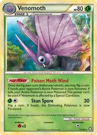 Venomoth (HGSS Triumphant) (11/102) - Deck Exclusives