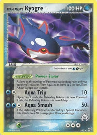 Team Aqua's Kyogre (EX Team Magma vs Team Aqua) (3/095) - Deck Exclusives