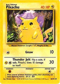 Pikachu (PokeTour ) (58/102)  - Miscellaneous Cards & Products