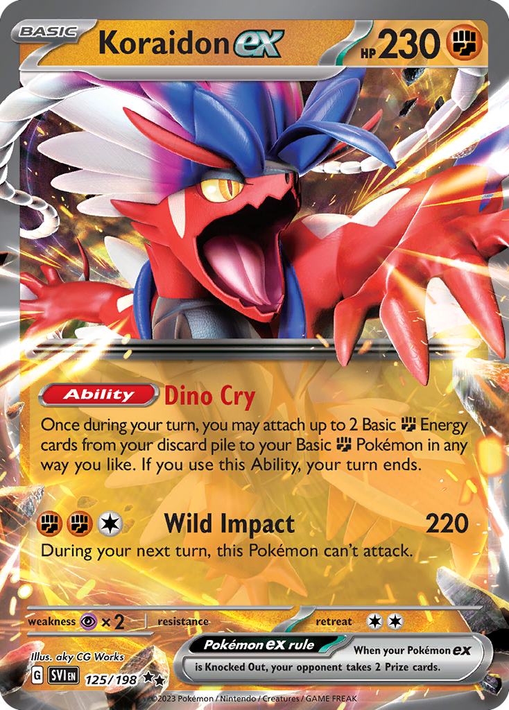 Koraidon ex (Unnumbered) ) - Jumbo Cards Holofoil