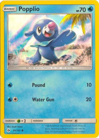 Popplio (Water Web Holo) (39/149)  - Miscellaneous Cards & Products Holofoil