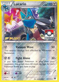 Lucario (Pokemon League) [1st Place] (63/124)  - League & Championship Cards Reverse Holofoil