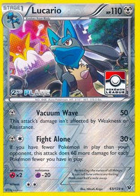 Lucario (Pokemon League) [2nd Place] (63/124) - League & Championship Cards Reverse Holofoil