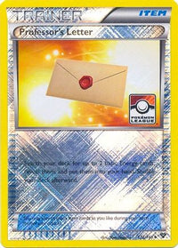 Professor's Letter (Pokemon League) (123/146)  - League & Championship Cards Reverse Holofoil
