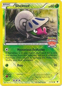 Shelmet (Championship Series) [Staff] (11/101)  - League & Championship Cards Reverse Holofoil