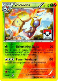 Volcarona (Pokemon League) [4th Place] (15/114)  - League & Championship Cards Reverse Holofoil