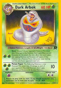 Dark Arbok [W Stamped] (19) - WoTC Promo