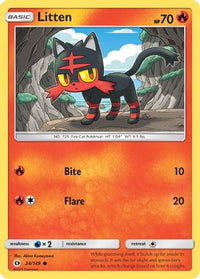 Litten (24/149) - SM Base Set