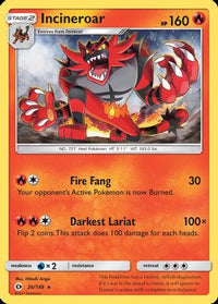 Incineroar (26/149)  - SM Base Set