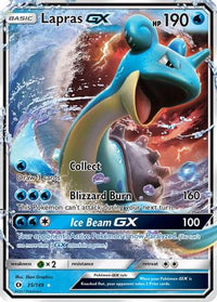 Lapras GX (35/149) - SM Base Set Holofoil