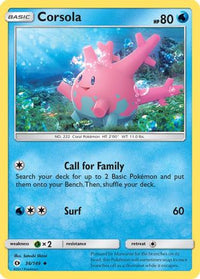 Corsola (36/149)  - SM Base Set