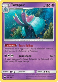Toxapex (63/149) - SM Base Set Holofoil