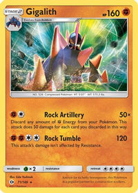 Gigalith (71/149)  - SM Base Set Holofoil
