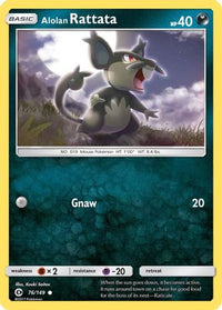 Alolan Rattata (76/149)  - SM Base Set