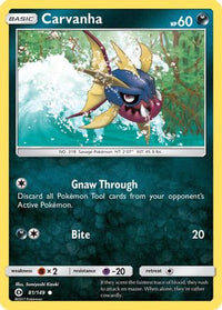 Carvanha (81/149)  - SM Base Set