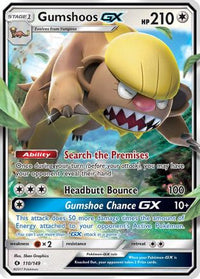 Gumshoos GX (110/149) - SM Base Set Holofoil