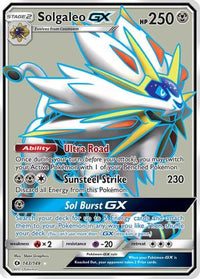 Solgaleo GX (Full Art) (143/149) - SM Base Set Holofoil