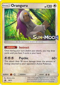 Oranguru SM13 (Prerelease) [Staff] (SM13) - SM Promos Holofoil