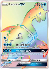 Lapras GX (Secret) (151/149) - SM Base Set Holofoil