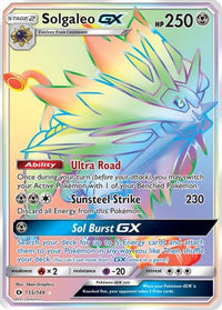 Solgaleo GX (Secret) (155/149)  - SM Base Set Holofoil
