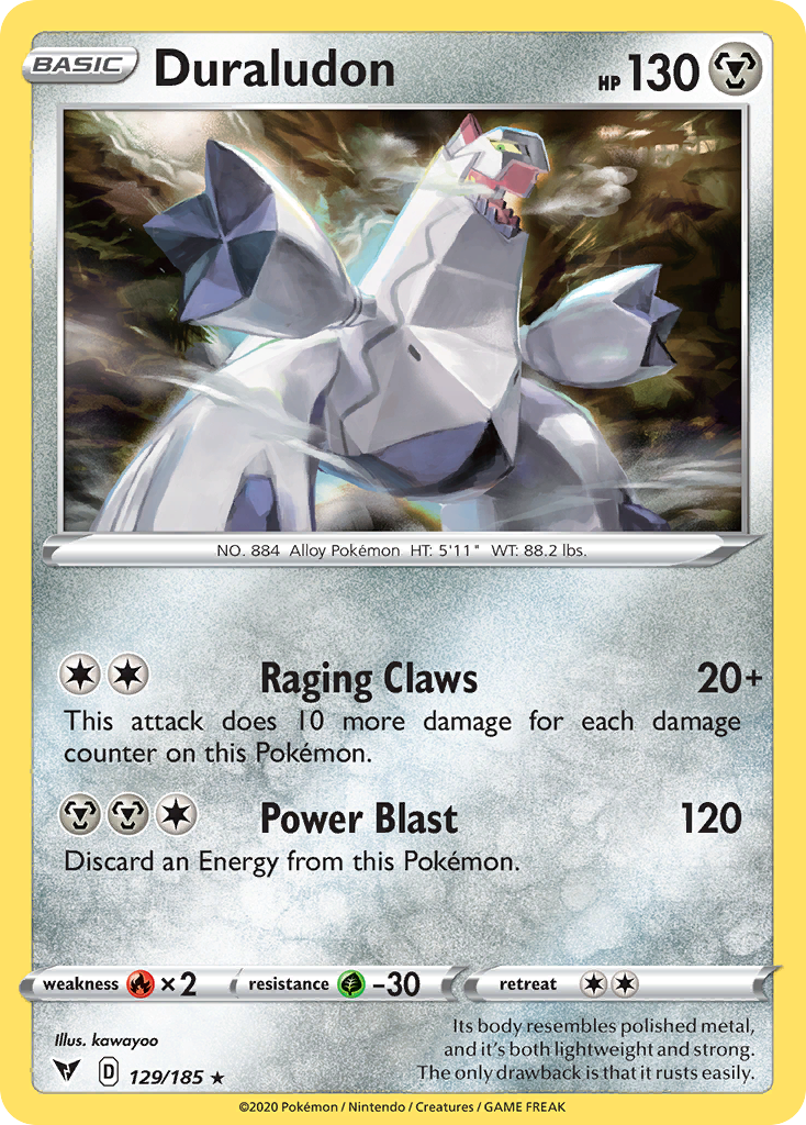 Duraludon (Cosmos Holo) (129/185) - Miscellaneous Cards & Products Holofoil