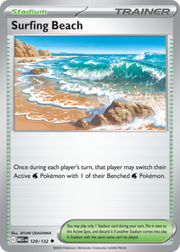 Surfing Beach (129) - Prize Pack Series Cards