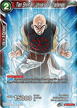 Tien Shinhan, Universe 7 Challenger (BT14-010) [Cross Spirits] - POKÉ JEUX