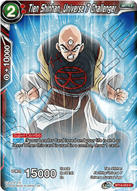 Tien Shinhan, Universe 7 Challenger (BT14-010) [Cross Spirits] - POKÉ JEUX