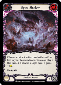 Spew Shadow (Yellow) [MON213] (Monarch) 1st Edition Normal - POKÉ JEUX