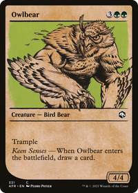 Owlbear (Showcase) [Dungeons & Dragons: Adventures in the Forgotten Realms]