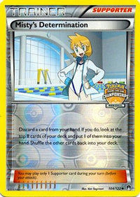 Misty's Determination (Regional Championships) (104/122)  - League & Championship Cards Reverse Holofoil