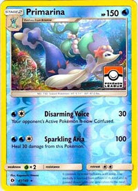 Primarina (Pokemon League) (41/149)  - League & Championship Cards Reverse Holofoil