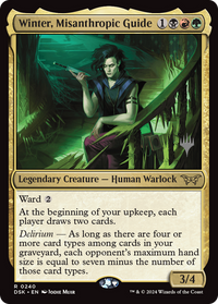 Winter, Misanthropic Guide [Duskmourn: House of Horror Promos]