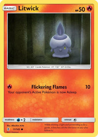 Litwick (Poke Ball Pattern) (16/086) - SV White Flare Holofoil