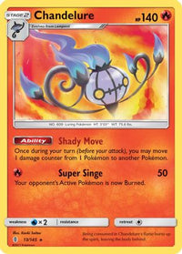 Chandelure (13/145) - SM  Guardians Rising Holofoil