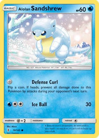 Alolan Sandshrew (19/145)  - SM  Guardians Rising