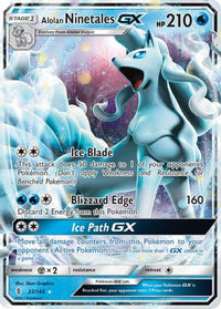 Alolan Ninetales GX (22/145) - SM  Guardians Rising Holofoil