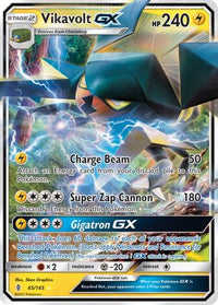 Vikavolt GX (45/145) - SM  Guardians Rising Holofoil
