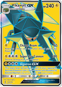 Vikavolt GX (Full Art) (134/145) - SM  Guardians Rising Holofoil