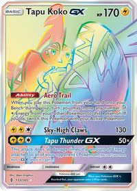 Tapu Koko GX (Secret) (153/145) - SM  Guardians Rising Holofoil