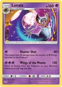 Lunala (61/145)  - SM  Guardians Rising