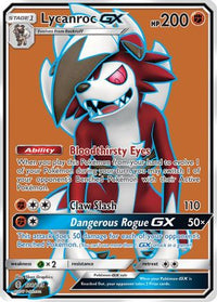 Lycanroc GX (Full Art) (138/145) - SM  Guardians Rising Holofoil