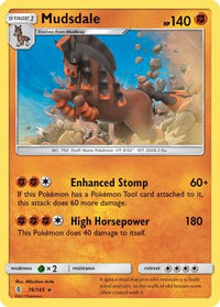 Mudsdale (76/145)  - SM  Guardians Rising Holofoil
