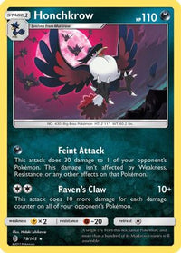 Honchkrow (79/145)  - SM  Guardians Rising